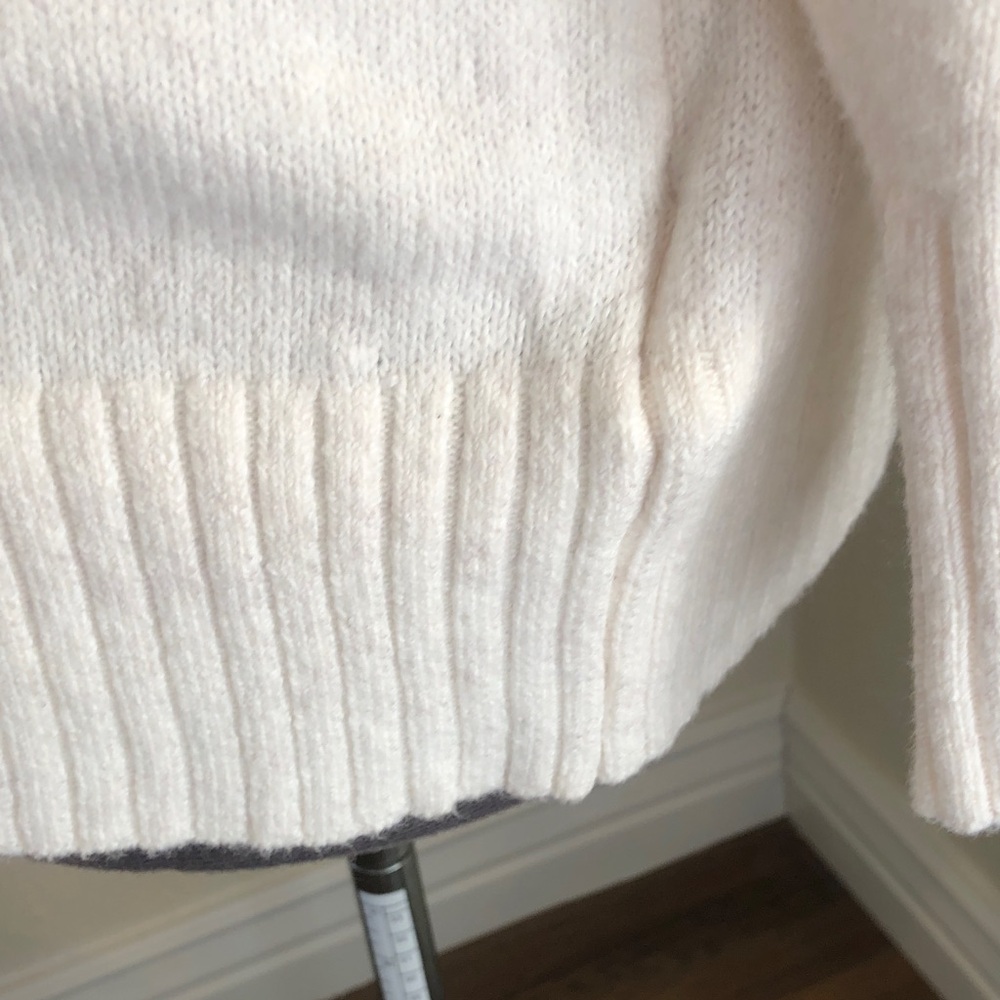 Old Navy Sosoft Cream with Purple-ish Hue Turtleneck Sweater - Women - Picture 9 of 14